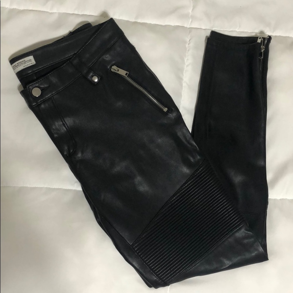 Zara Leather pants